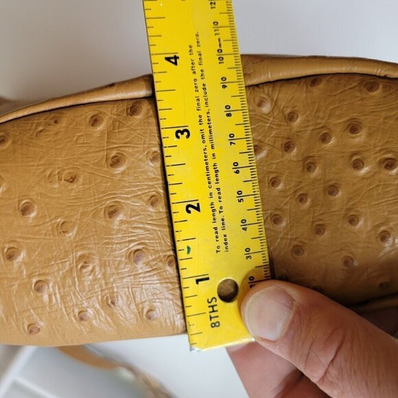 Superb Vintage Ostrich and Snakeskin Shoulder Bag - Picture 12 of 12